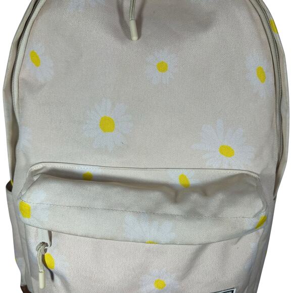 HERSCHEL SUPPLY CO. CLASSIC XL BIRCH DAISY/TAN LEATHER BACKPACK 30L - Picture 3 of 16